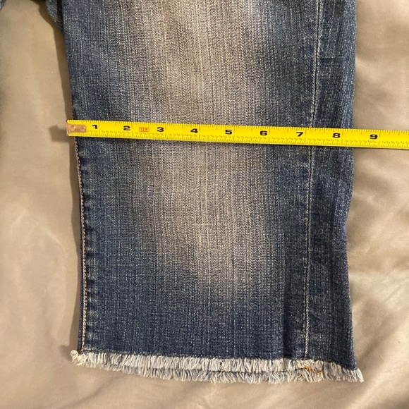 LUCKY Brand Dark Wash Jean Bermuda Shorts Size 4/27 - Picture 12 of 14